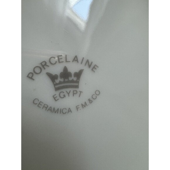 Ceramica  F.M &CO Porcelain Egypt Plate Vintage - Picture 2 of 2